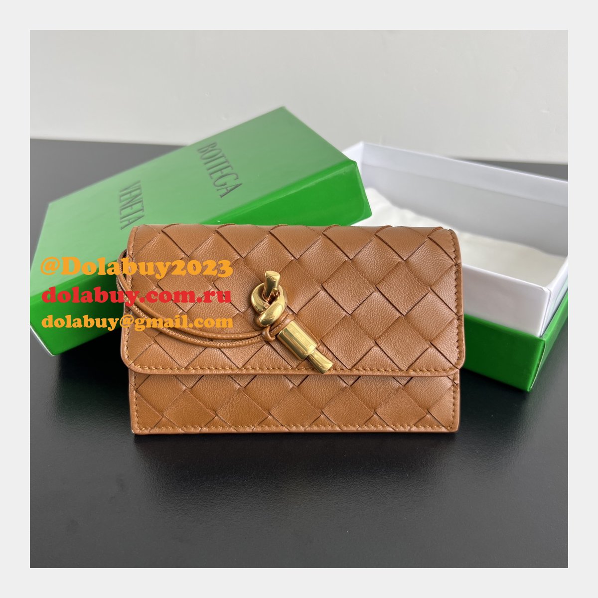 Cheap Bottega Veneta Replicas Amdiamo Cardholder