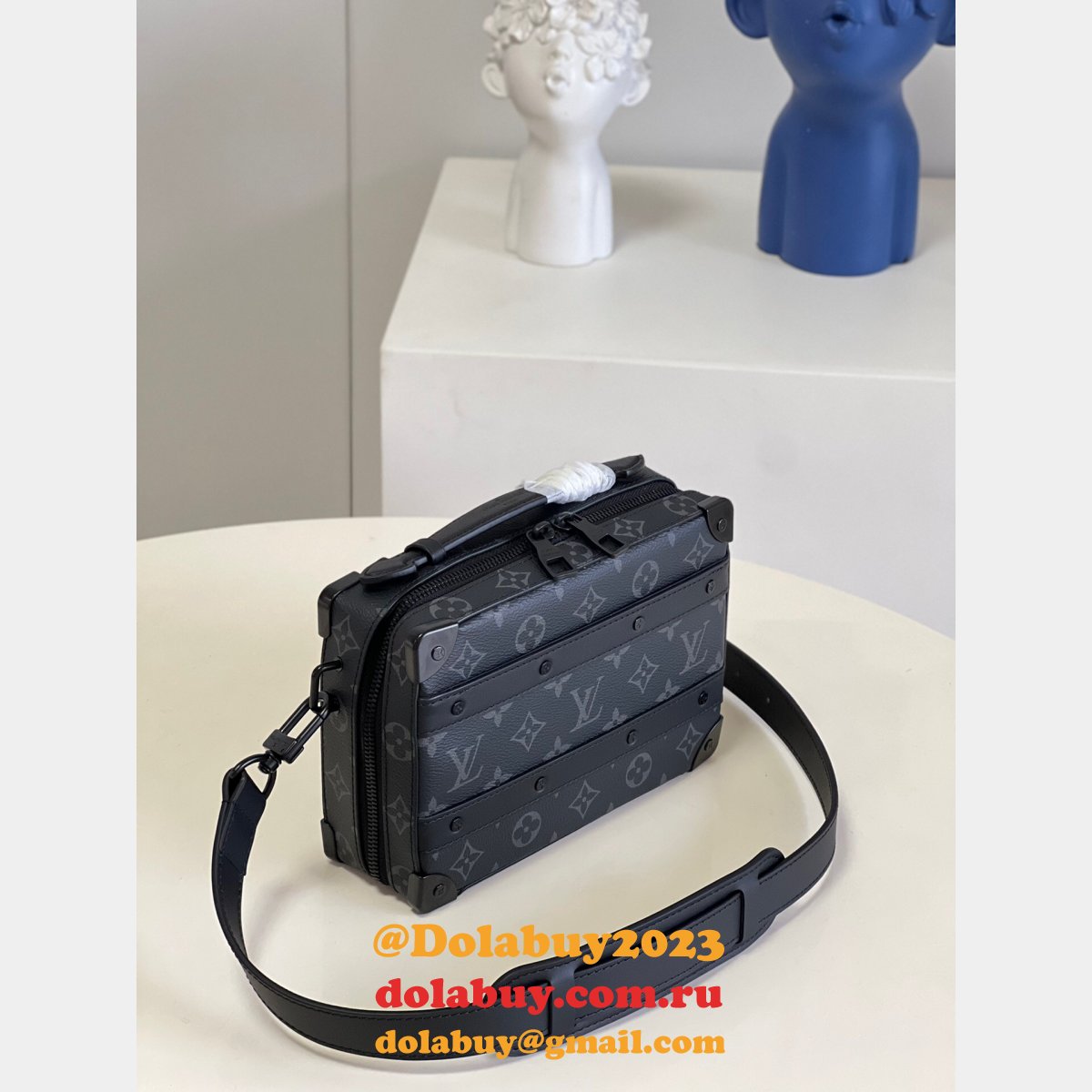 Perfect Louis Vuitton AAA M45935 Handle Soft Trunk Monogram Macassar Canvas