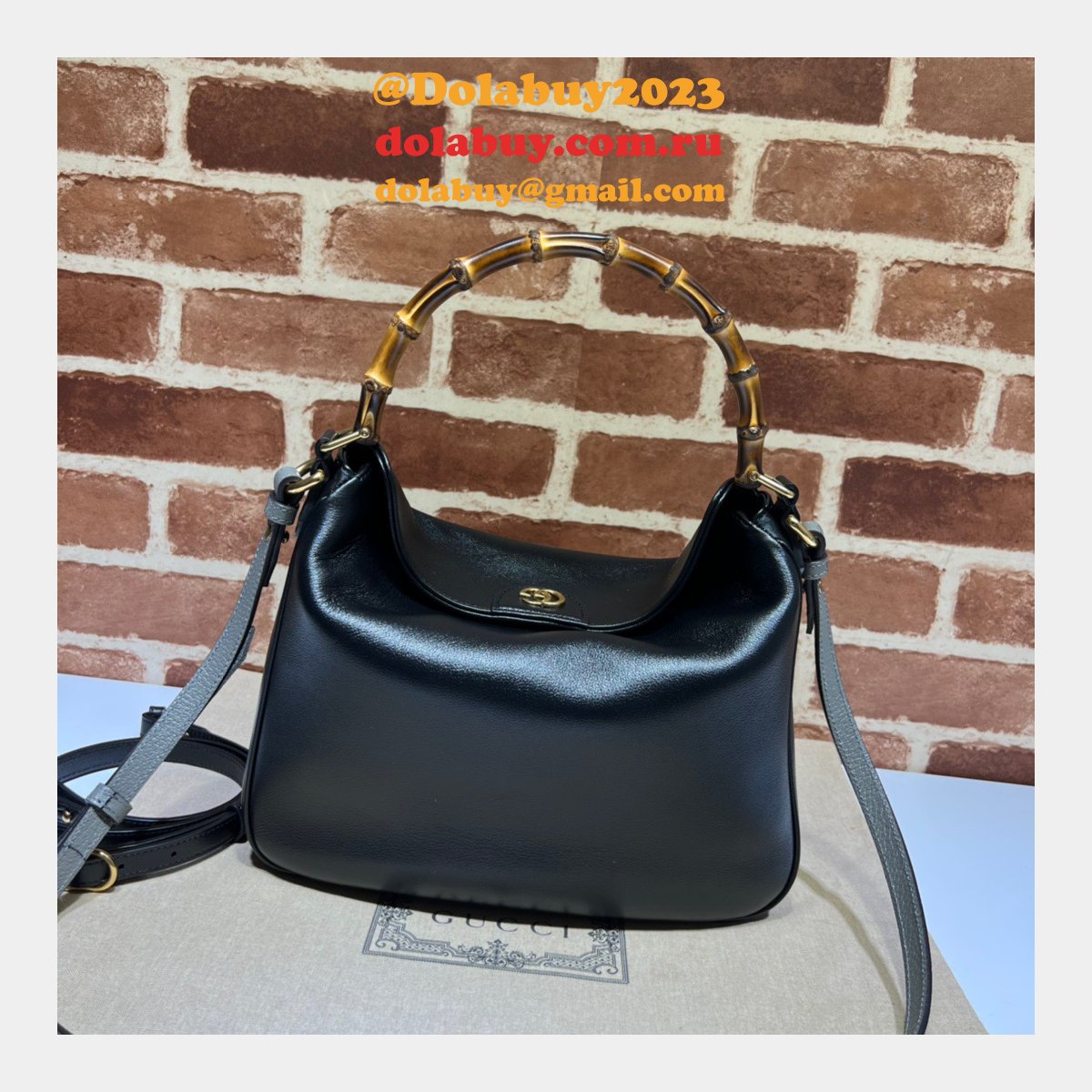 Gucci 746124 Fake Diana 1:1 Mirror Shoulder Fashion Bag