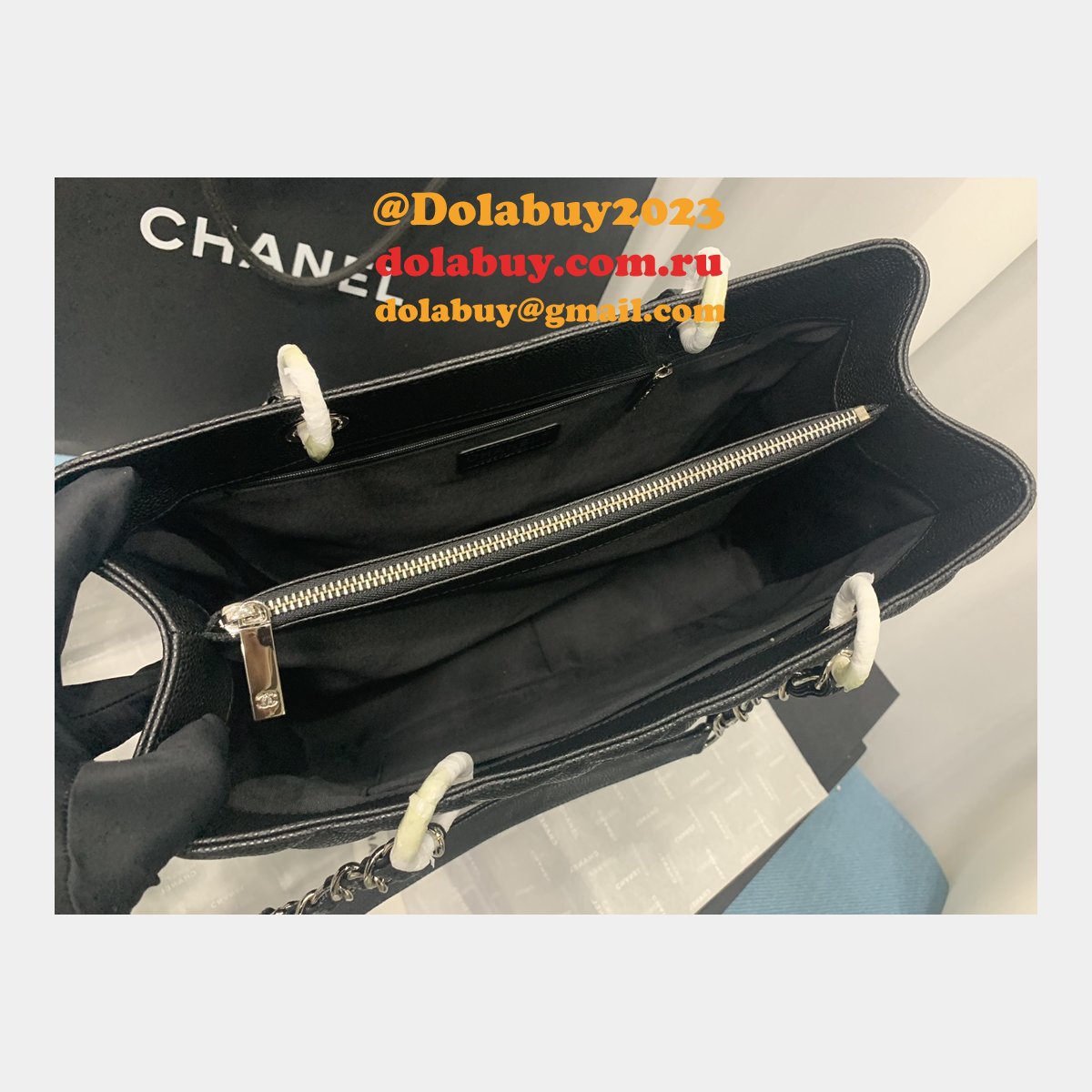 Best classic CC 50995 shopping bag CAVIAR leather