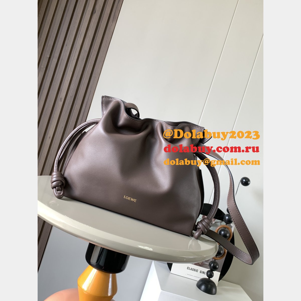Top Quality LOEWE Medium Flamenco Clutch In Nappa Calfskin 30CM