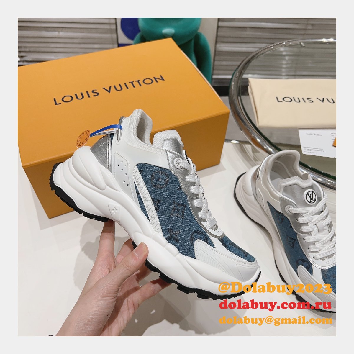 Top Quality LOUIS VUITTON RUN55 Sneakers