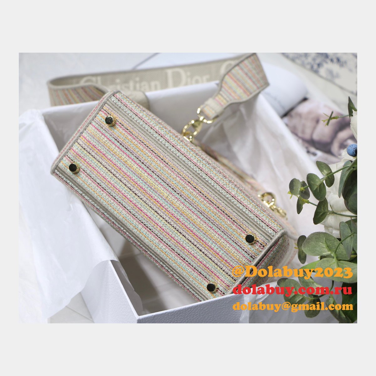 Lady Christian Dior Best 24cm Lady D-Lite Replica Bag