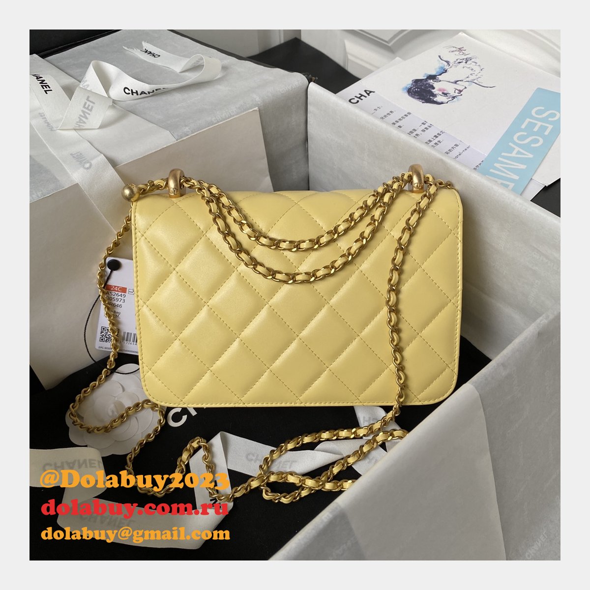 Wholesale Top Handle Flap AS2649 High Quality Fake Bag