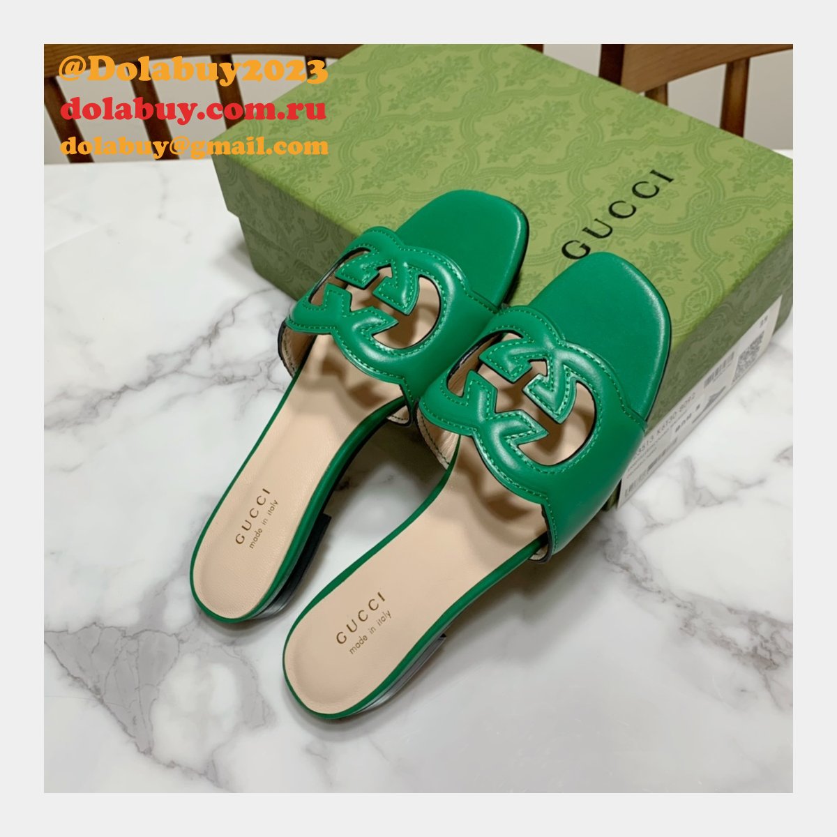 replica G*u*i designer shoes outlet flat slippers sale
