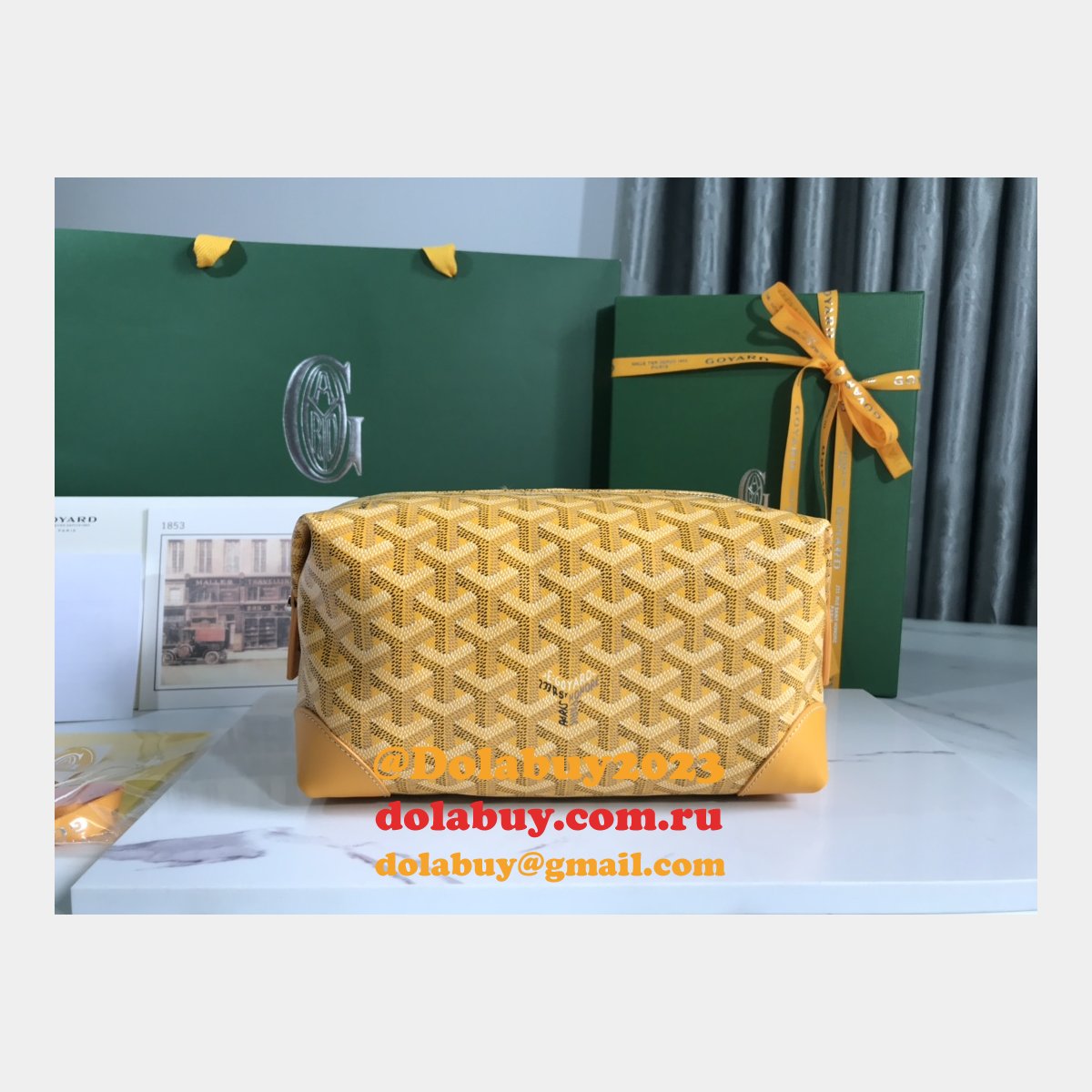 Goyard Top Luggage Boeing NBA Love 020215 Replica Bag