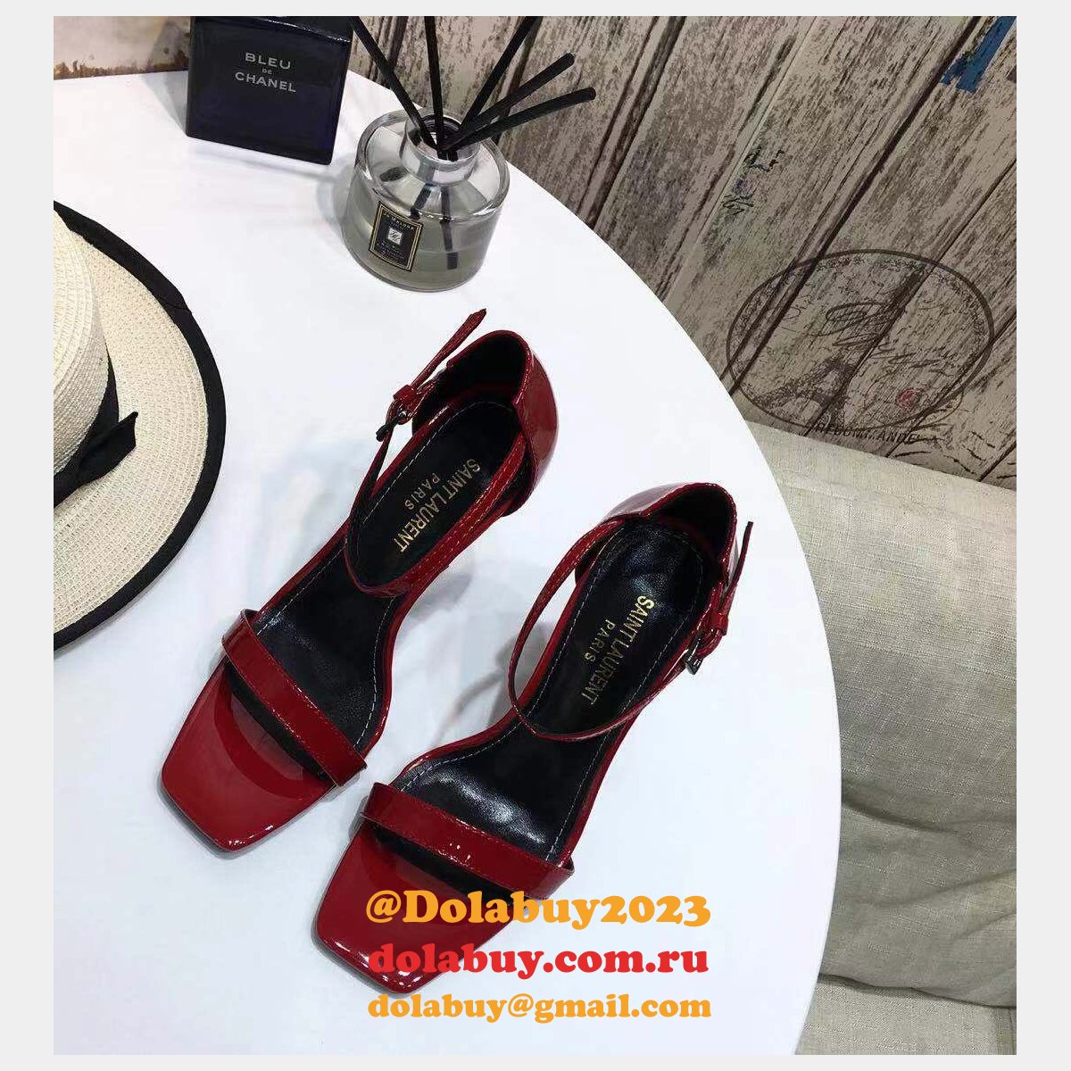 Saint Laurent High Heel Sandals 009