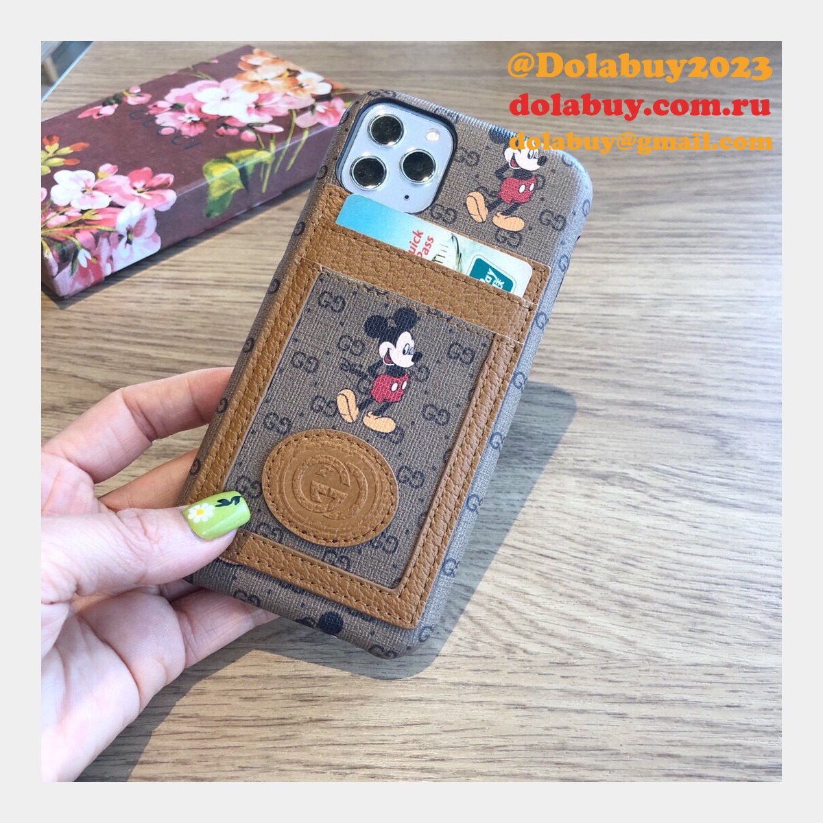 Replica designer gucci cell phone cases