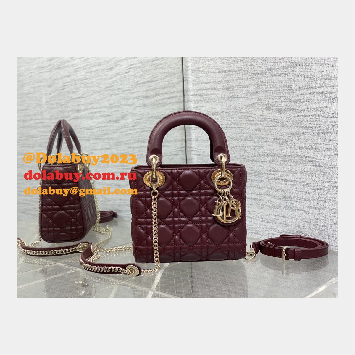Top Quality DIOR lambskin mini lady bag 17cm