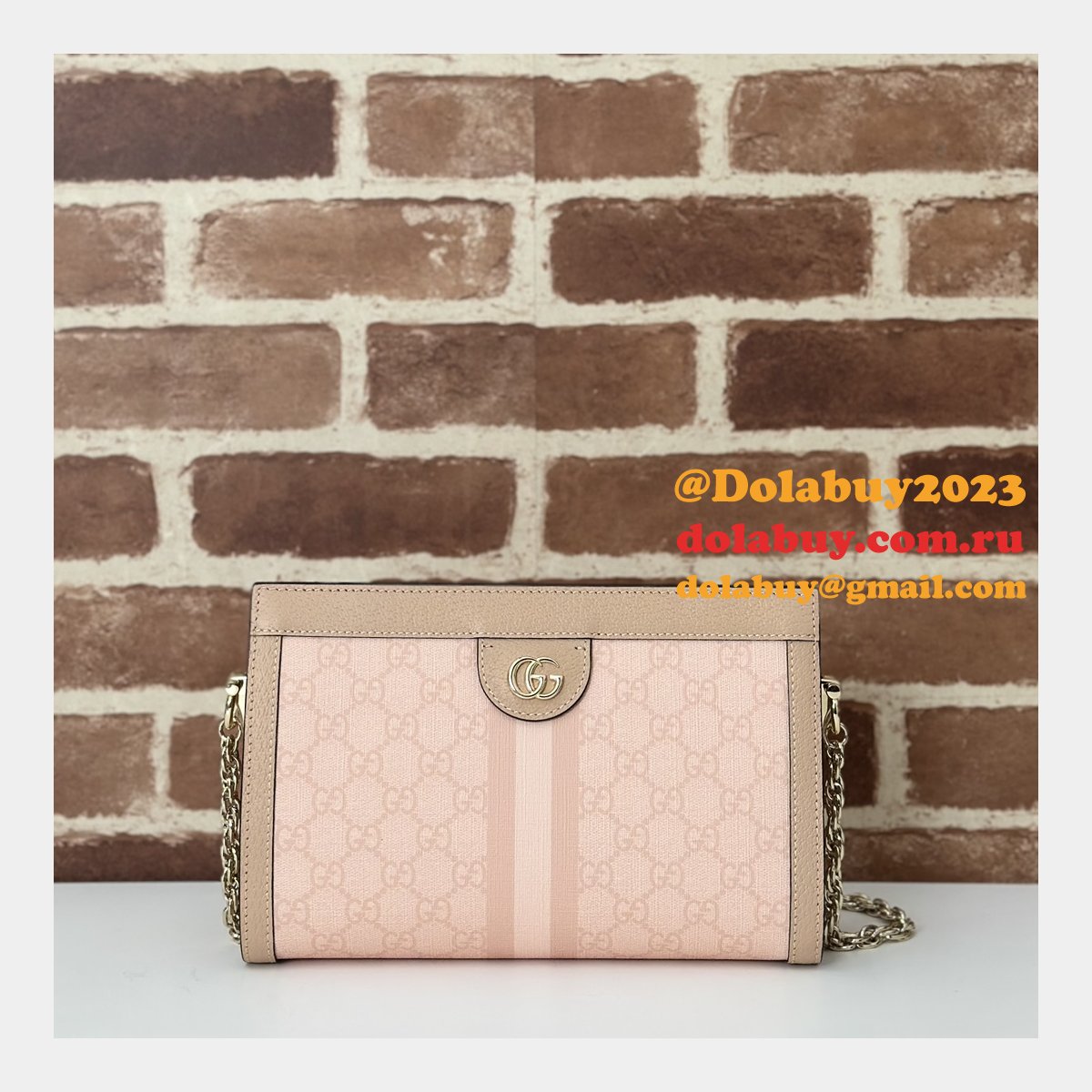 UK GG Supreme Gucci Replicas Ophidia Shoulder 503877 Bag