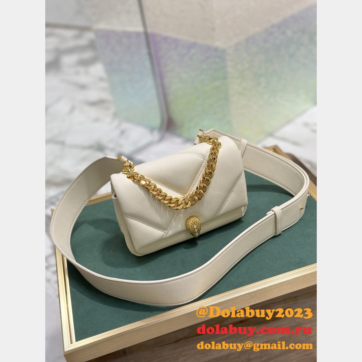 Serpenti Cabochon Bvlgari 291085/291088/291223 Bottega Veneta Fake Bag