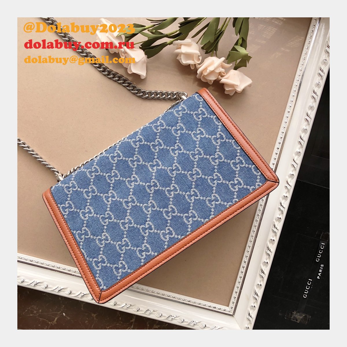 G*u*i knockoff gg supreme dionysus 400249 shoulder bag