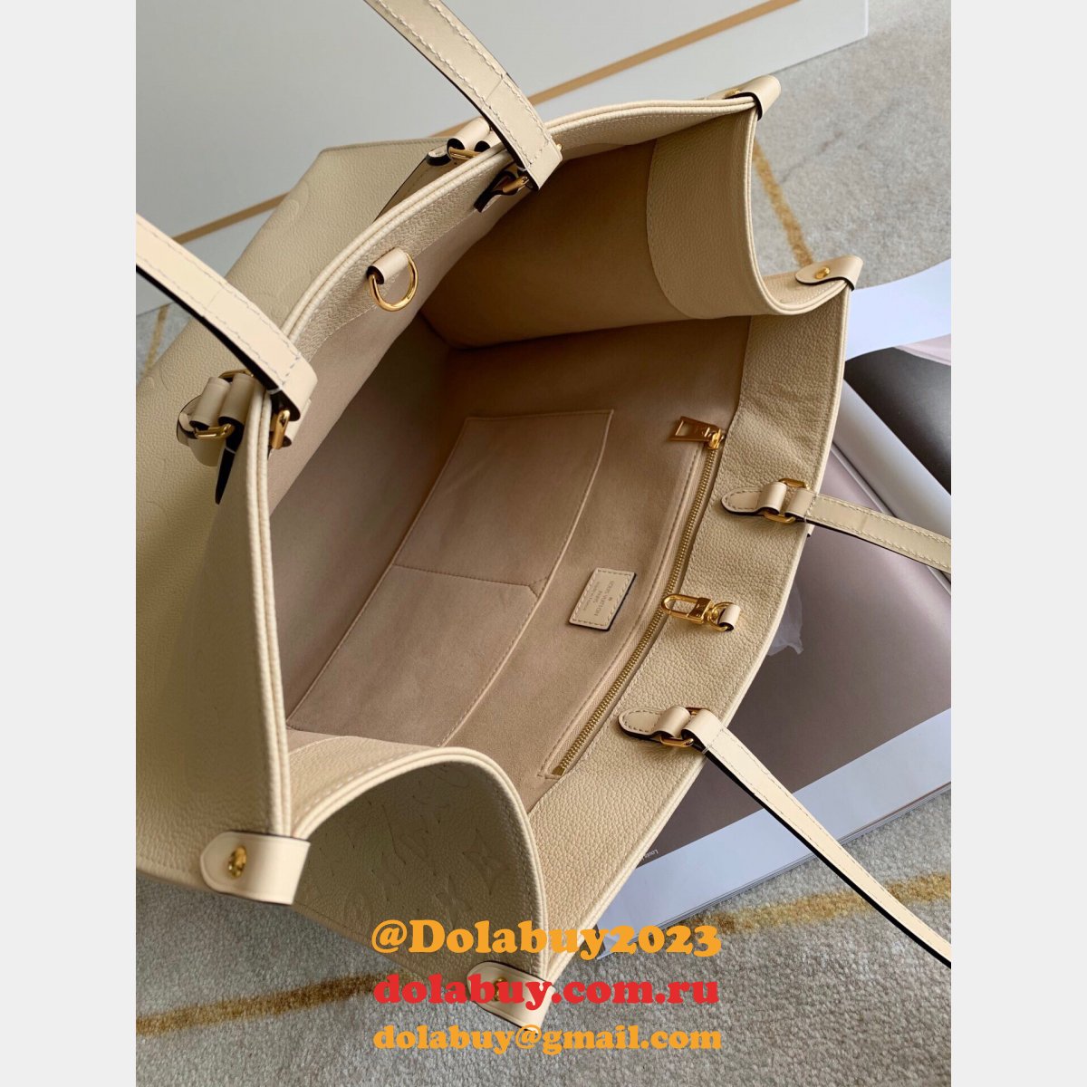 Louis Vuitton Wholesale OnTheGo GM Monogram Empreinte M45081/M44925 Leather