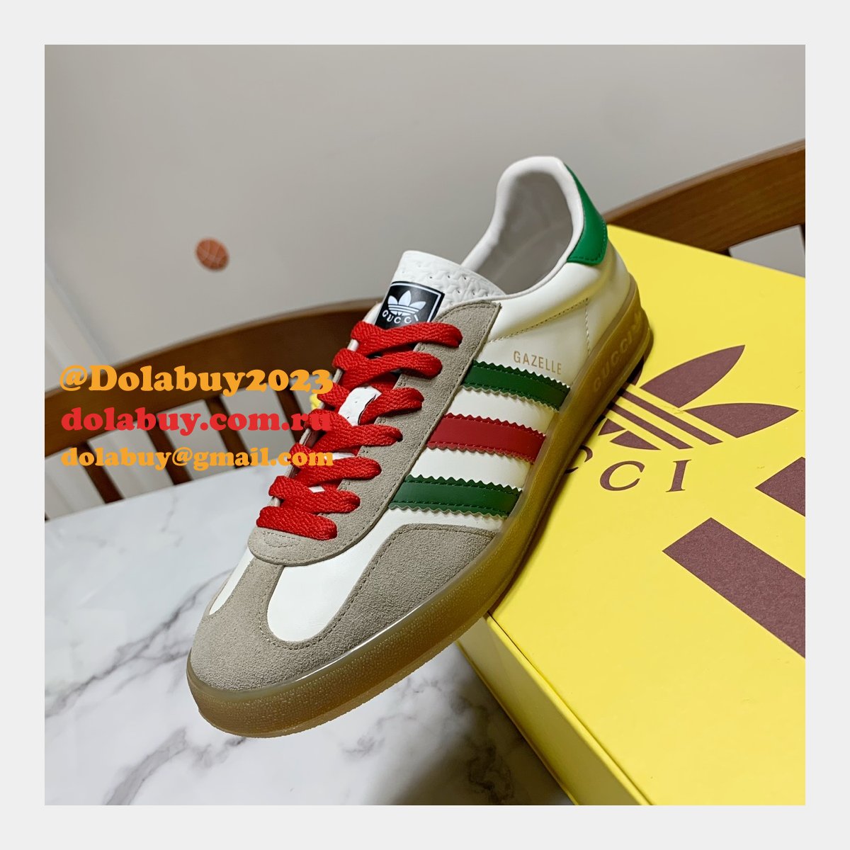 duplicate G*u*i x adidas shamrock joint skate men/women shoes