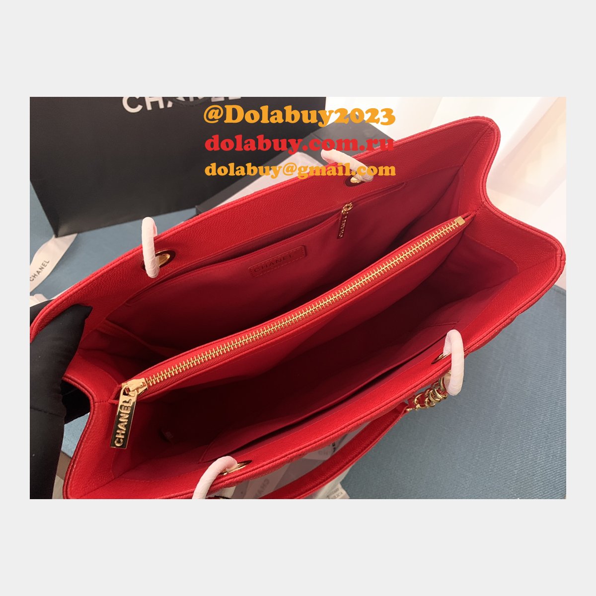 Best classic CC 50995 shopping bag CAVIAR leather