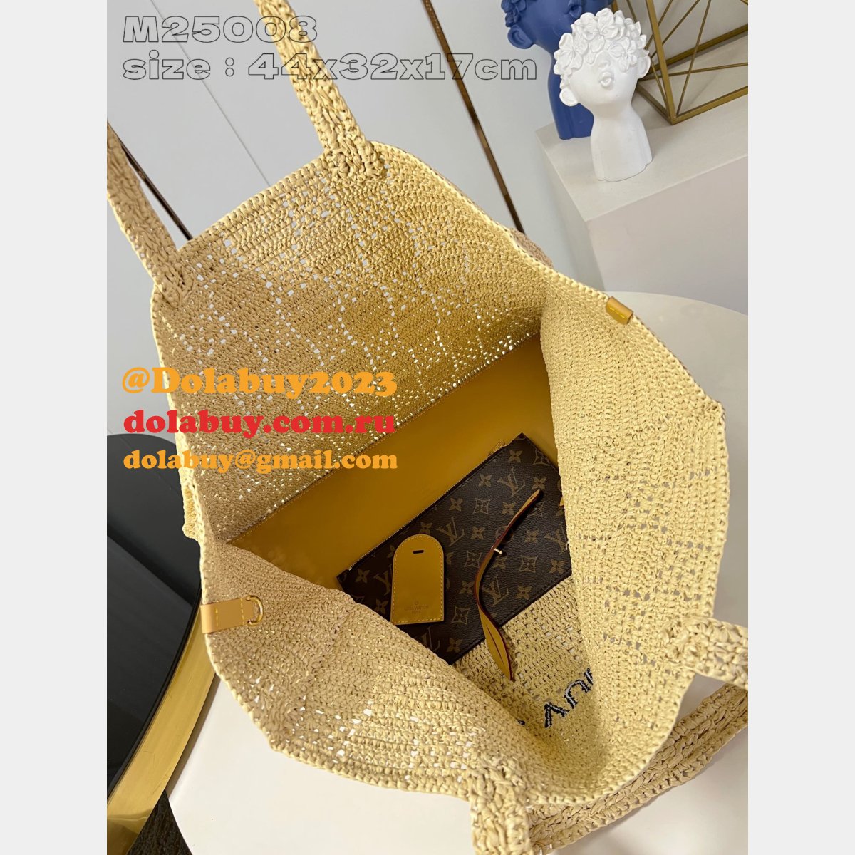Louis Vuitton Summer Shopper Tote M25008 Men Replica Bags