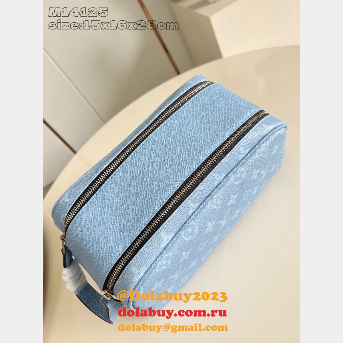 Louis Vuitton Dopp Kit Taigarama M14125 Travel Inspired M14125 Bag
