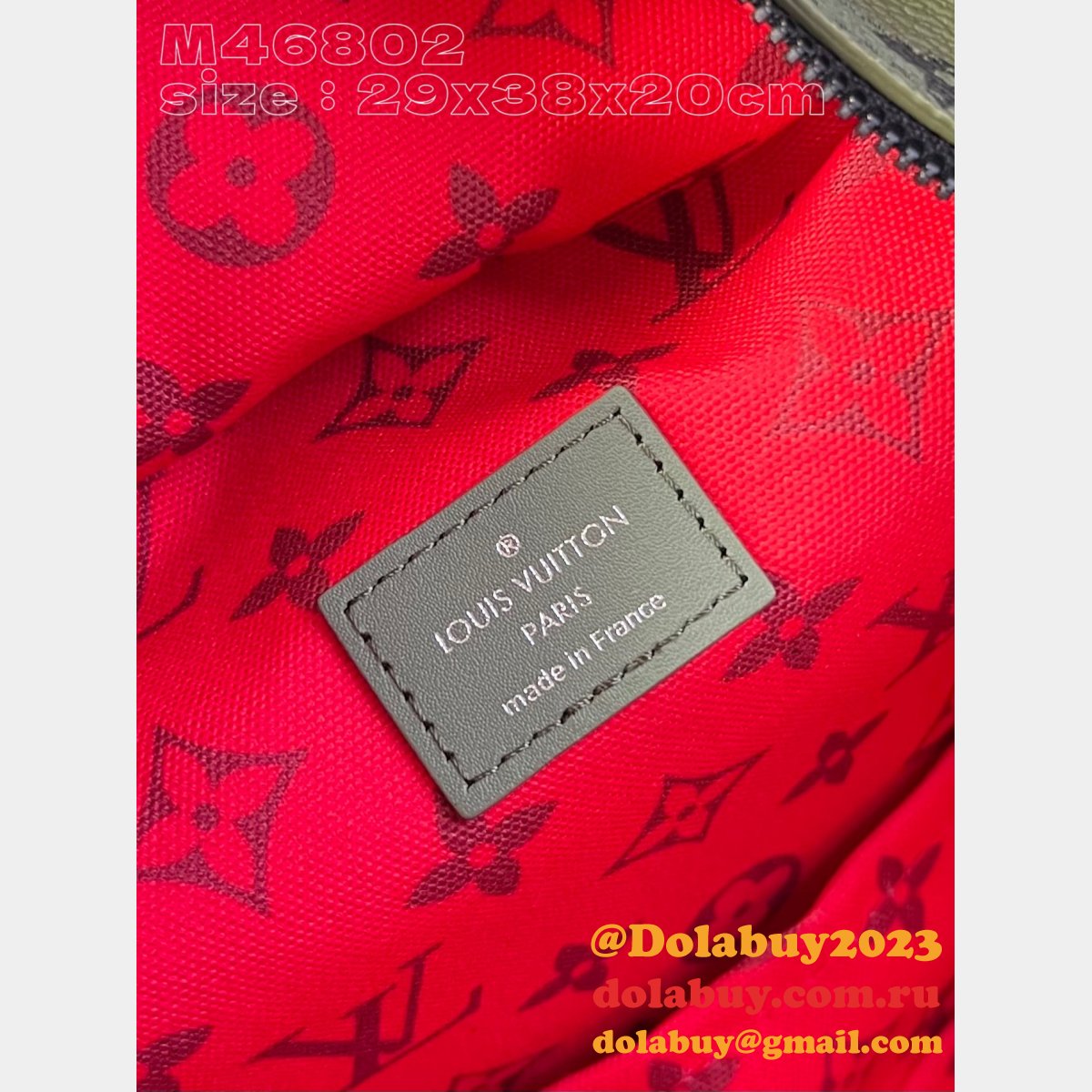 UK Discovery Backpack M46802 Monogram Louis Vuitton Replica Bag