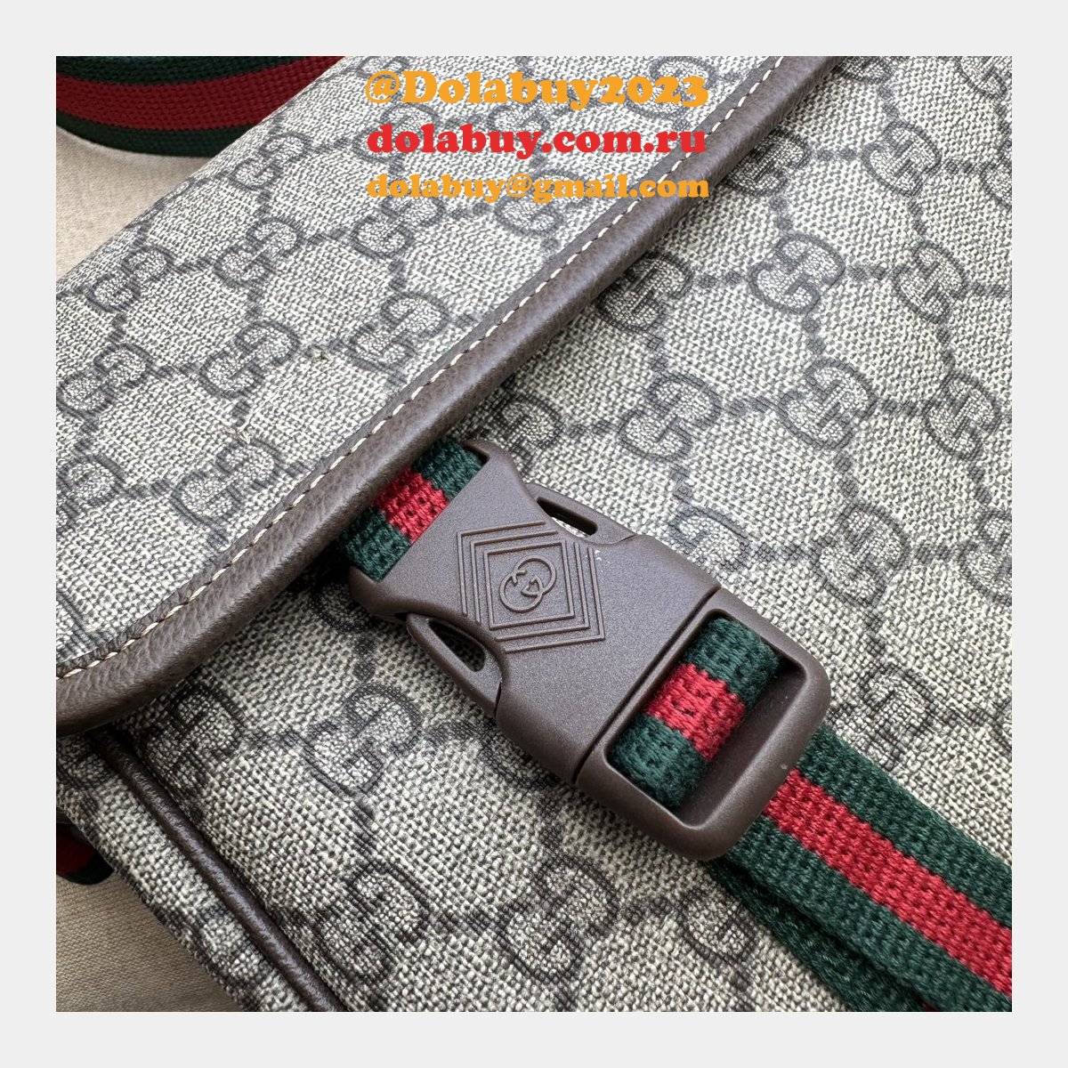 Gucci Designer 760123 Mens Messenger Replica Bag