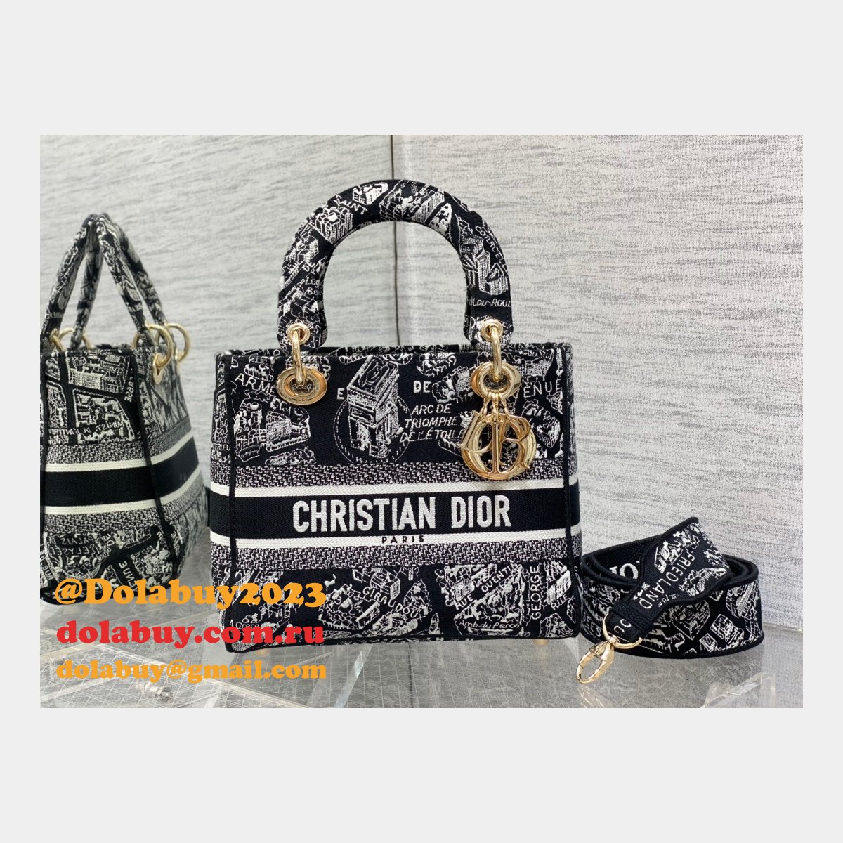 Top Quality Lady Christian Dior 24CM Bag Replicas Sale