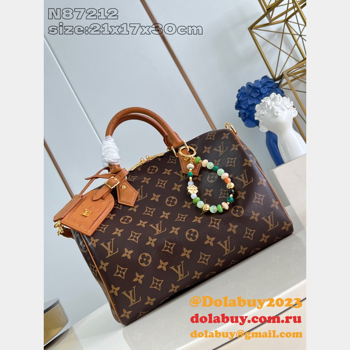 Louis Vuitton N87212/M11945 Speedy Soft 30 Crafty/Boho Knockoff Bags