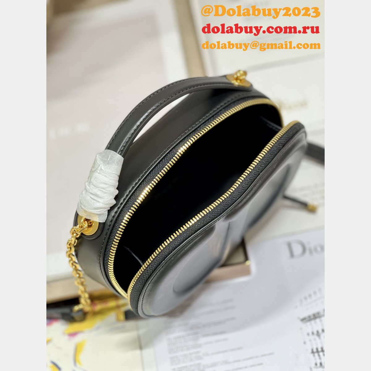 Buy Cheap Replica Dior 1293 Bobby Ophidia CD Signature Bag