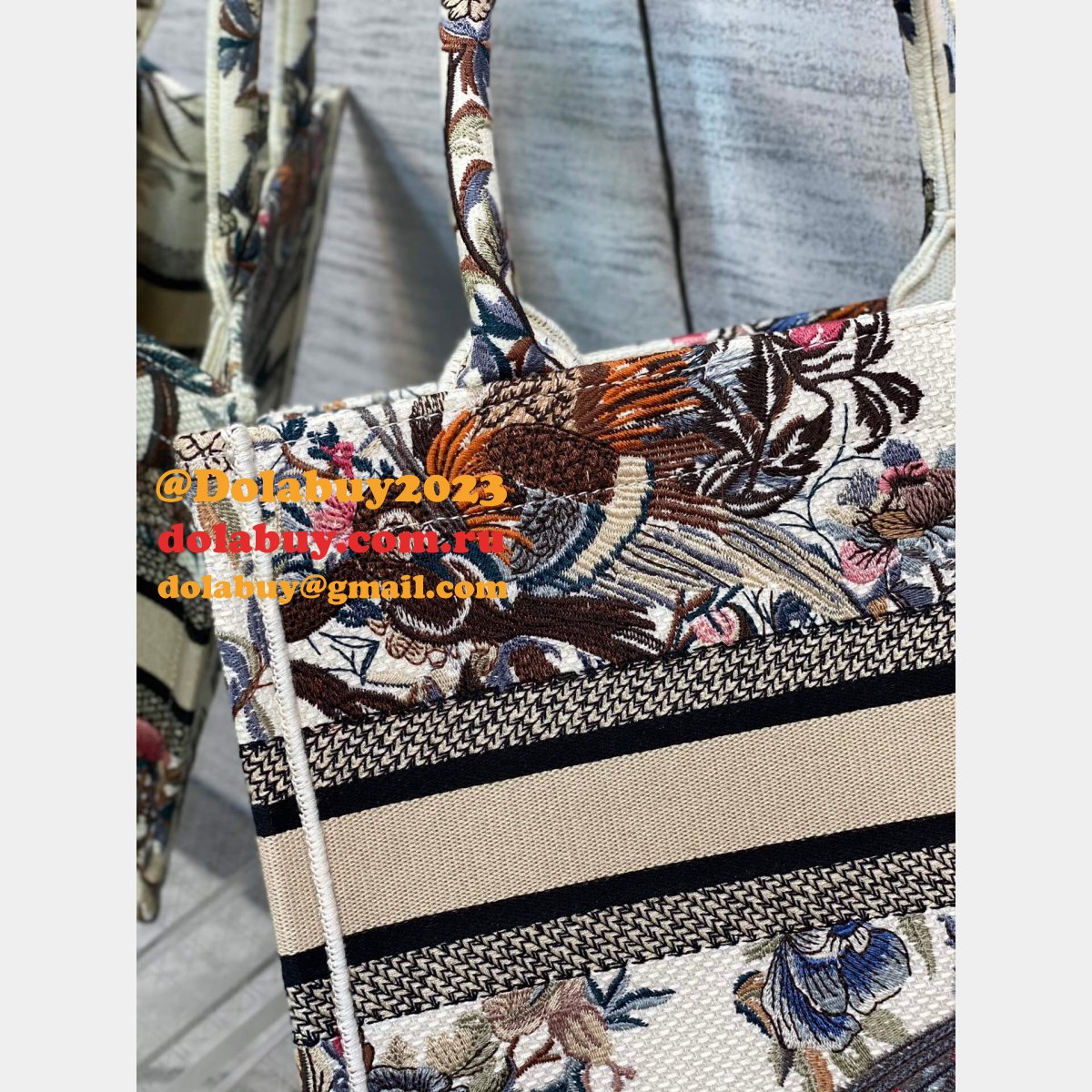 Buy Replica Dior Luxury Bags Accessories CD Book Tote Online