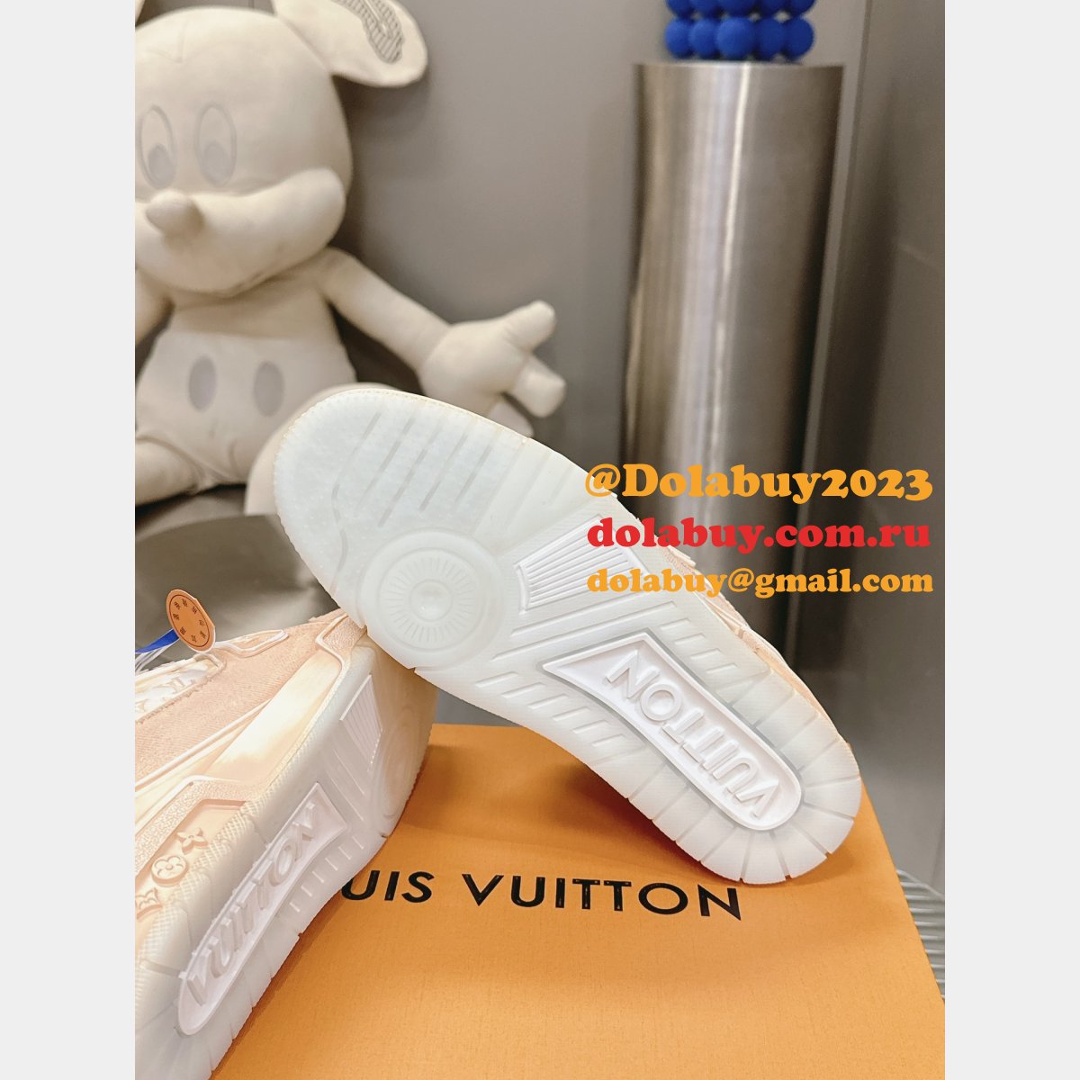 Top Quality Cheap LV Trainer Maxi Line WOMEN/MEN SHOES