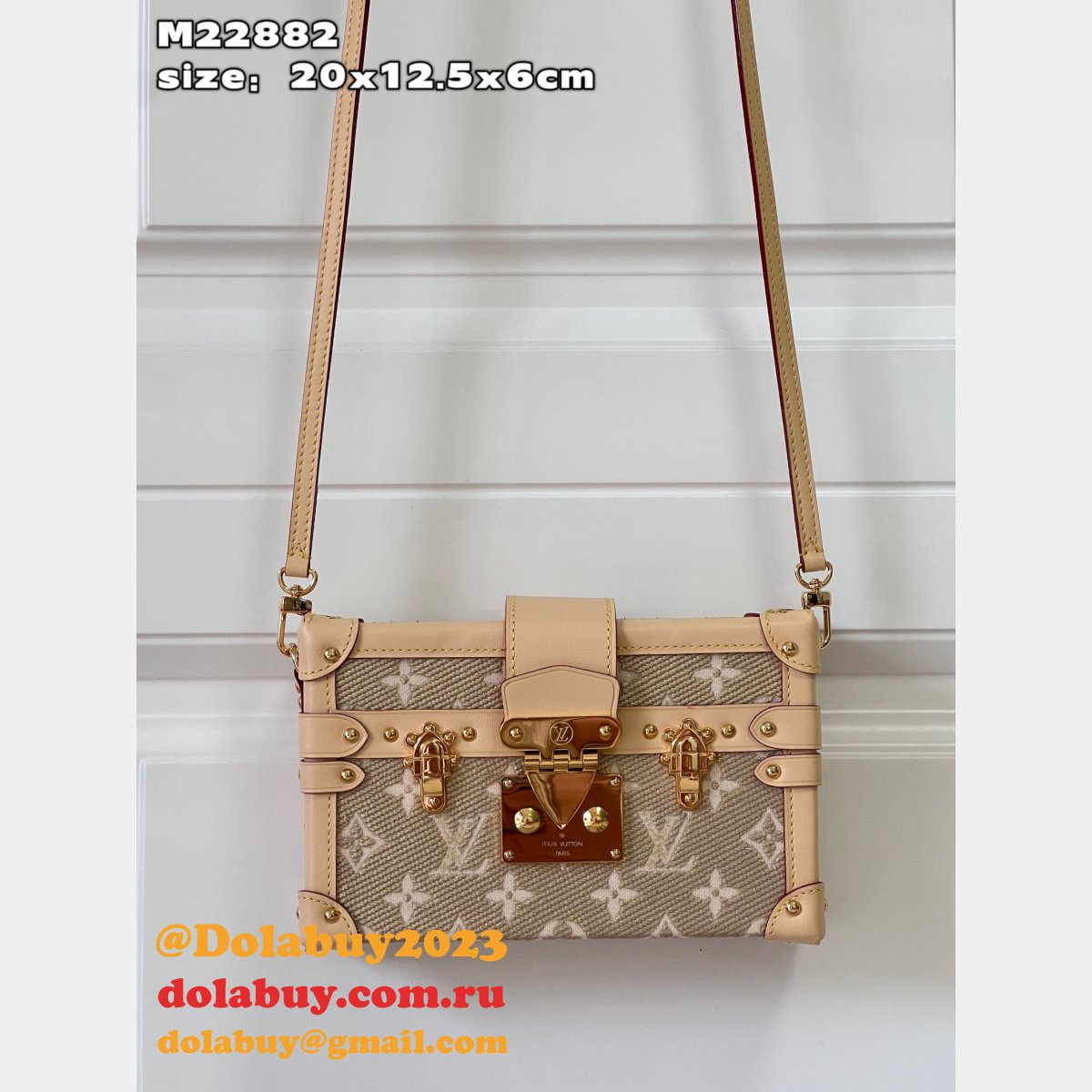 Petite Malle Other Monogram Canvas Replica Louis Vuitton M22882 Bag