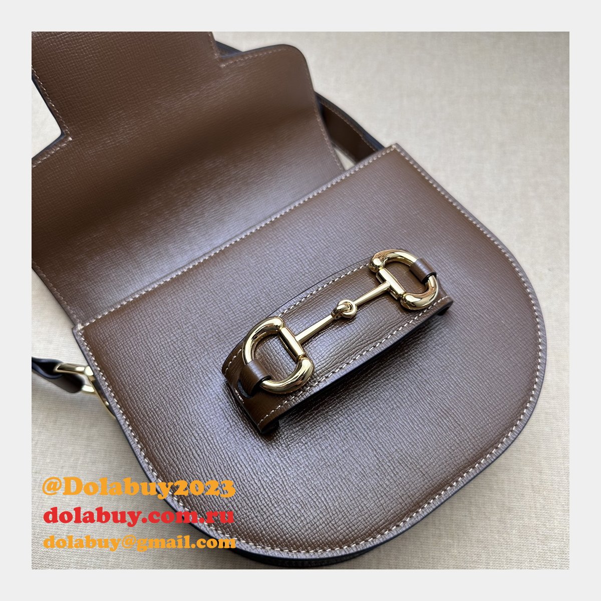 Gucci Knockoff Horsebit 1955 Crossbody Rounded 760191 AAA+ Bag