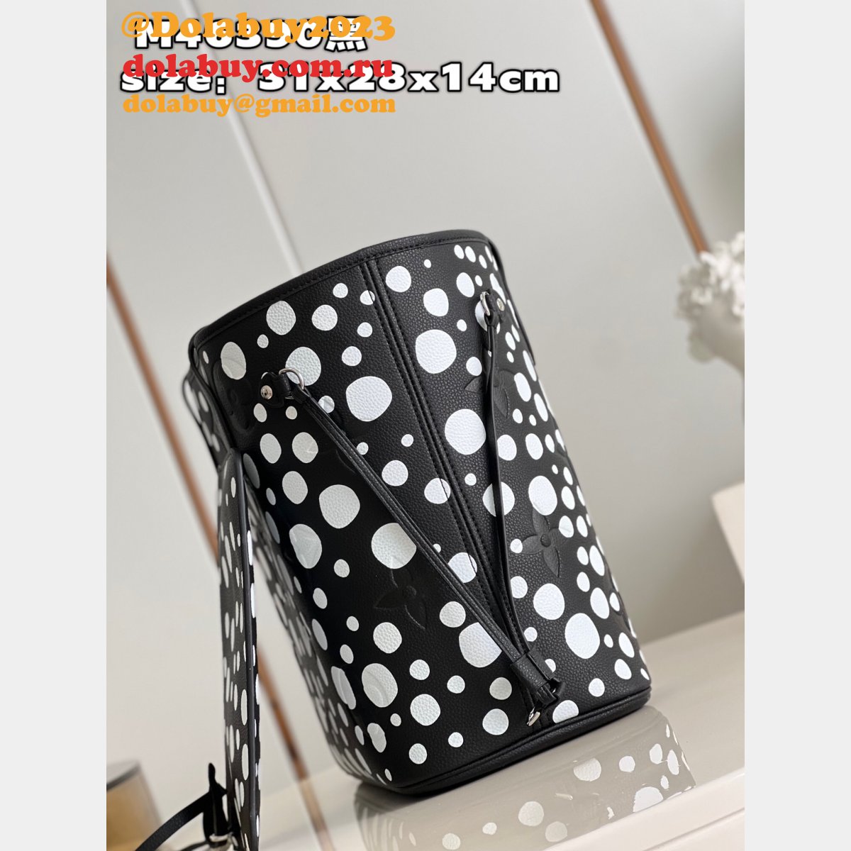 Louis Vuitton LVS x YK M46422/M46390 Neverfull Replica Monogram Empreinte Leather