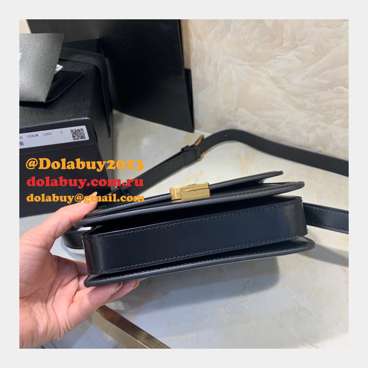 Saint Laurent YSL Solferino Replicas 634306 Satchel Leather