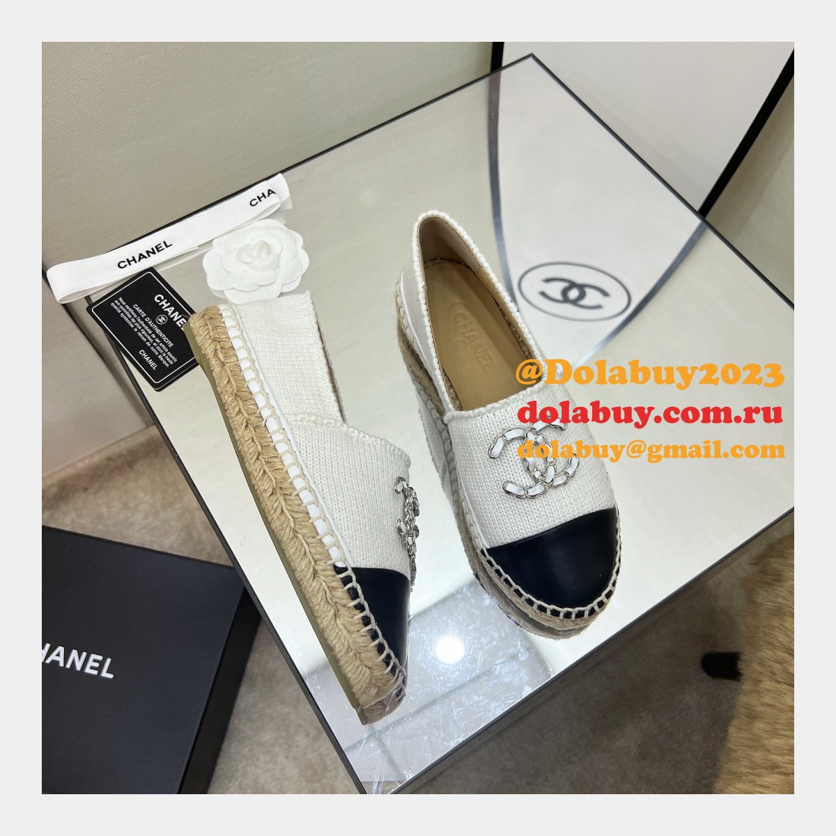 Duplicate CC Luxury ESPADRILLES SHOES