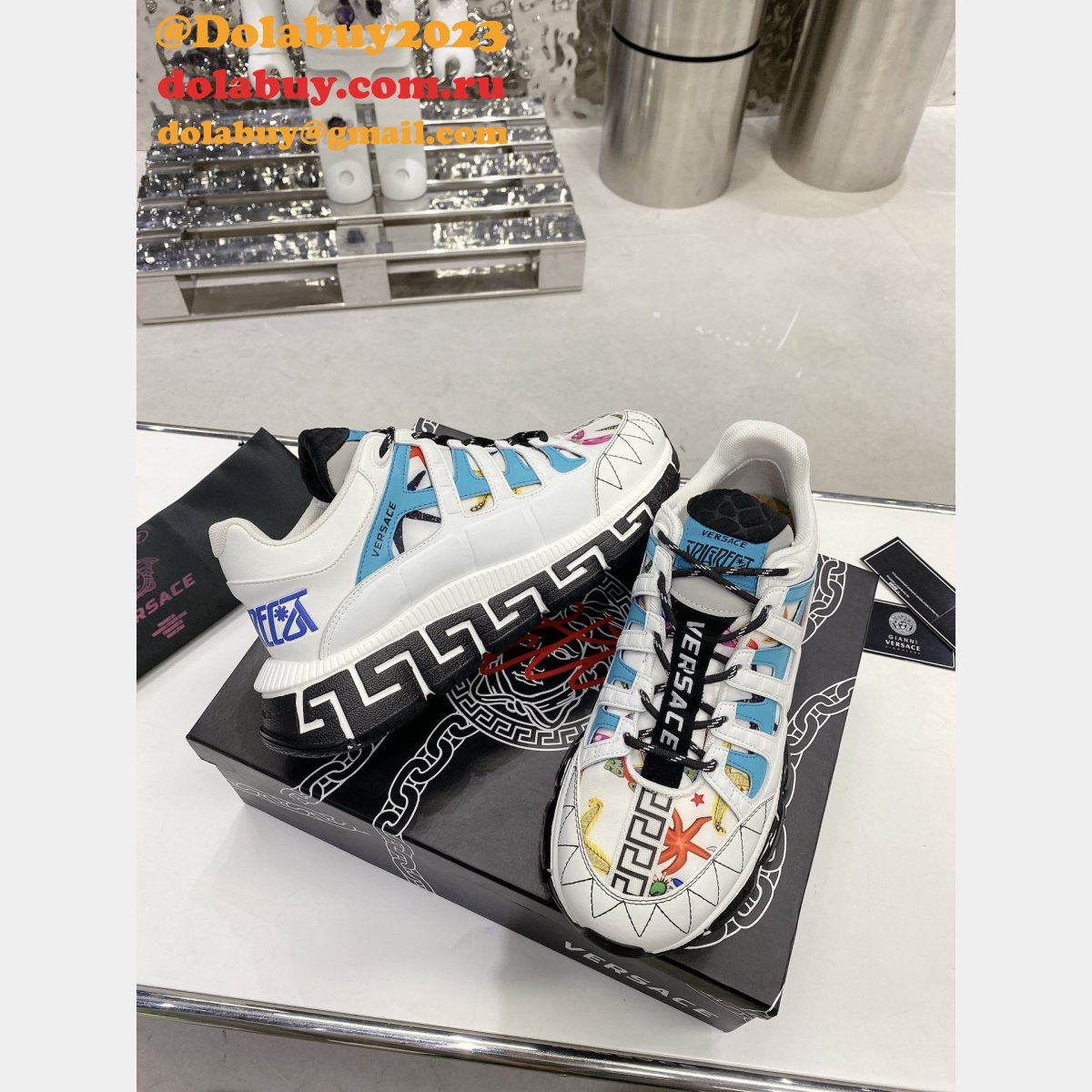 The Newest Replica Versace Daddy Wholesale High Quality Shoes