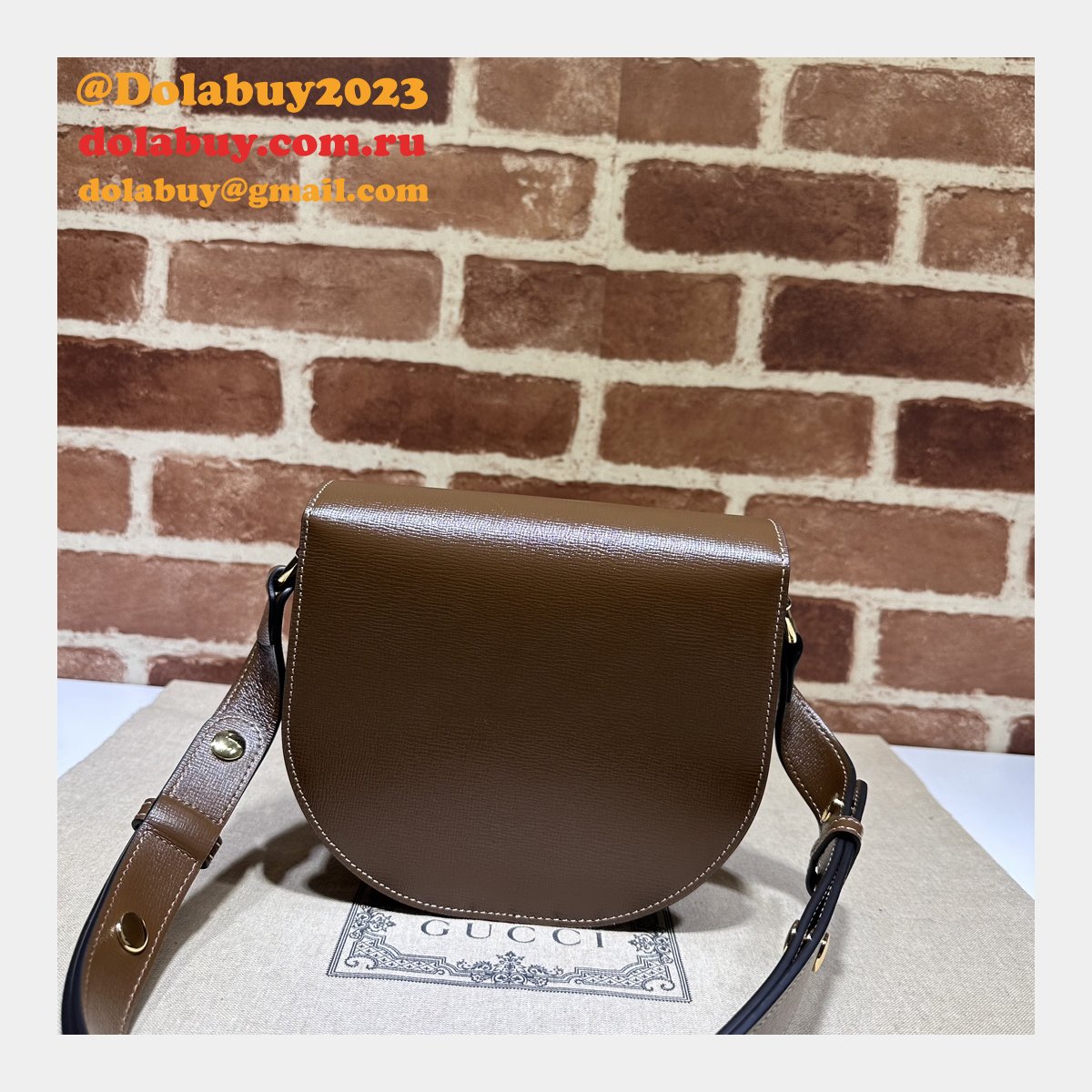 Gucci Knockoff Horsebit 1955 Crossbody Rounded 760191 AAA+ Bag