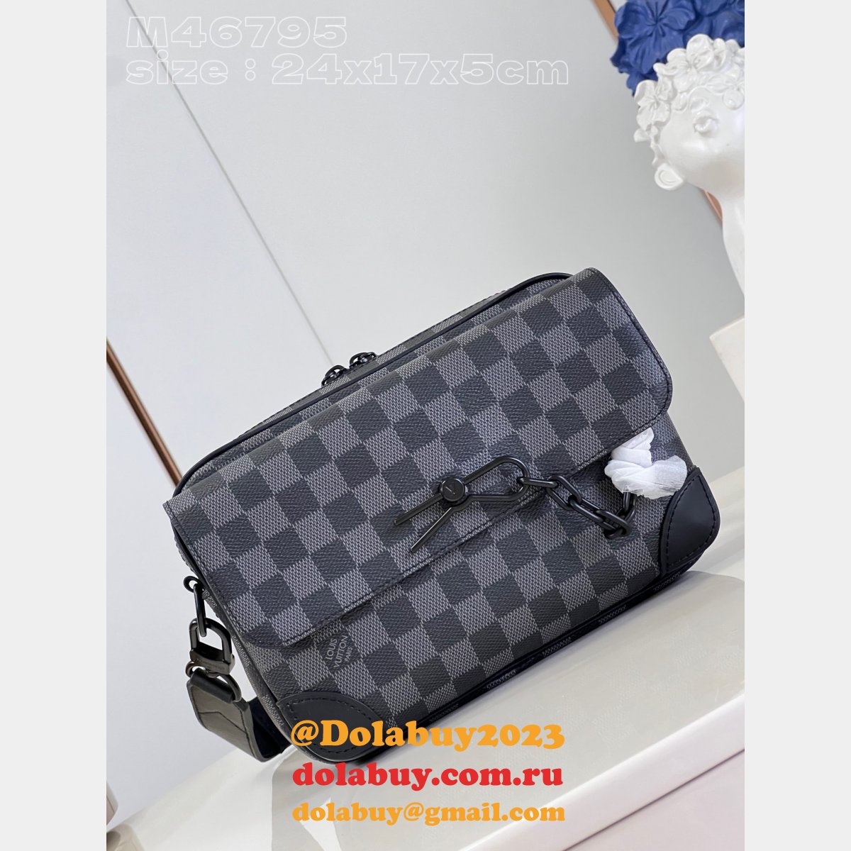 Steamer Messenger Louis Vuitton Knockoff Eclipse M46795 Men