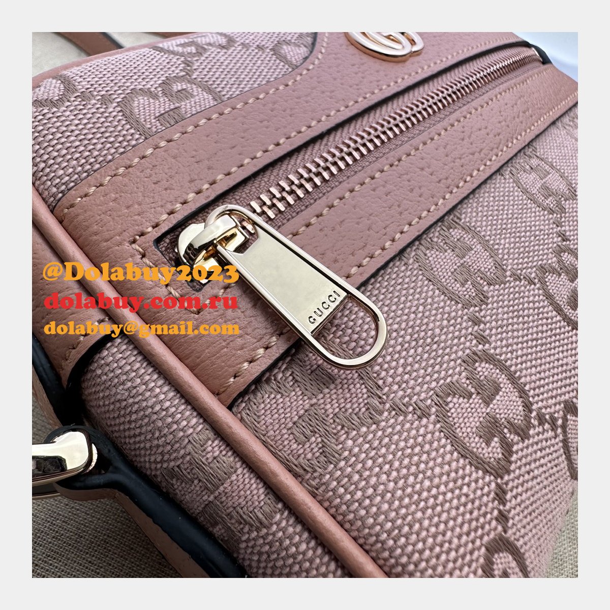 high quality G*u*i pink ophidia 574493 replica bag