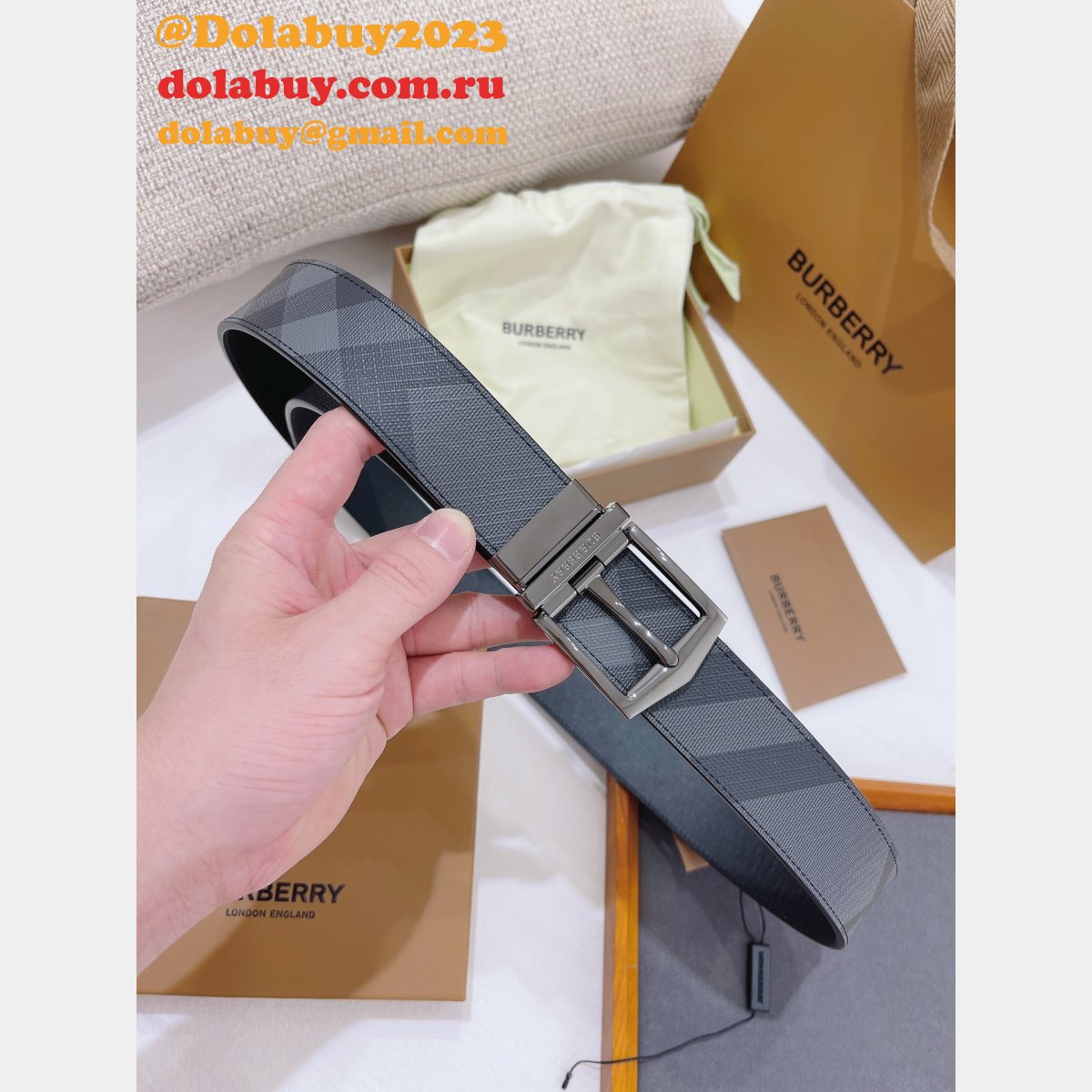 Knockoff BURBERRY BELT 35MM Best Designer