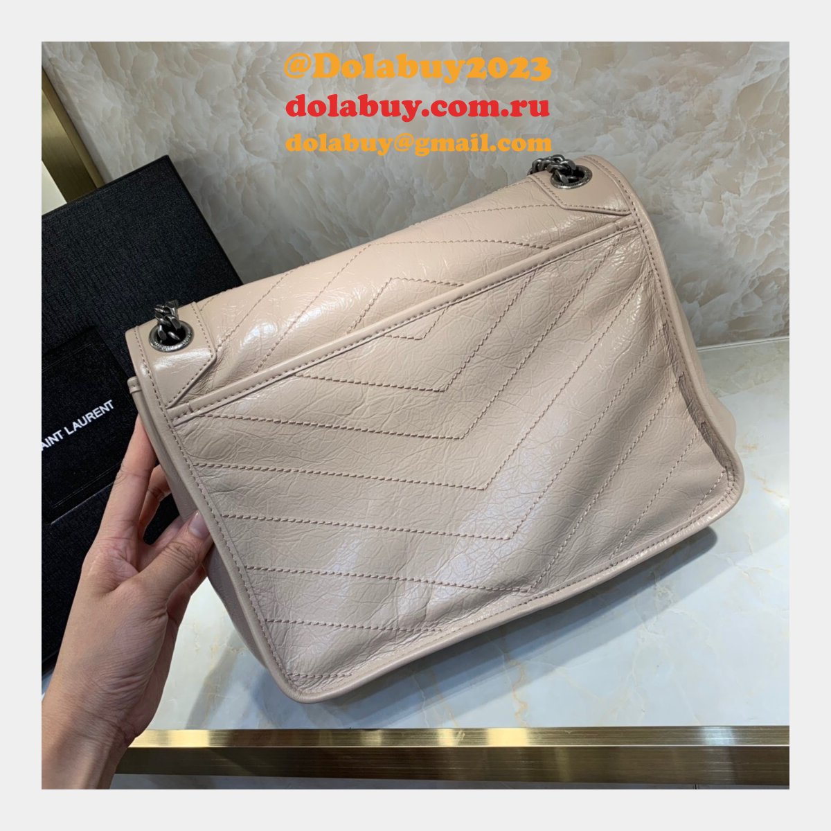 AAA+ Replica Saint Laurent Niki Shoulder 498894 Bag