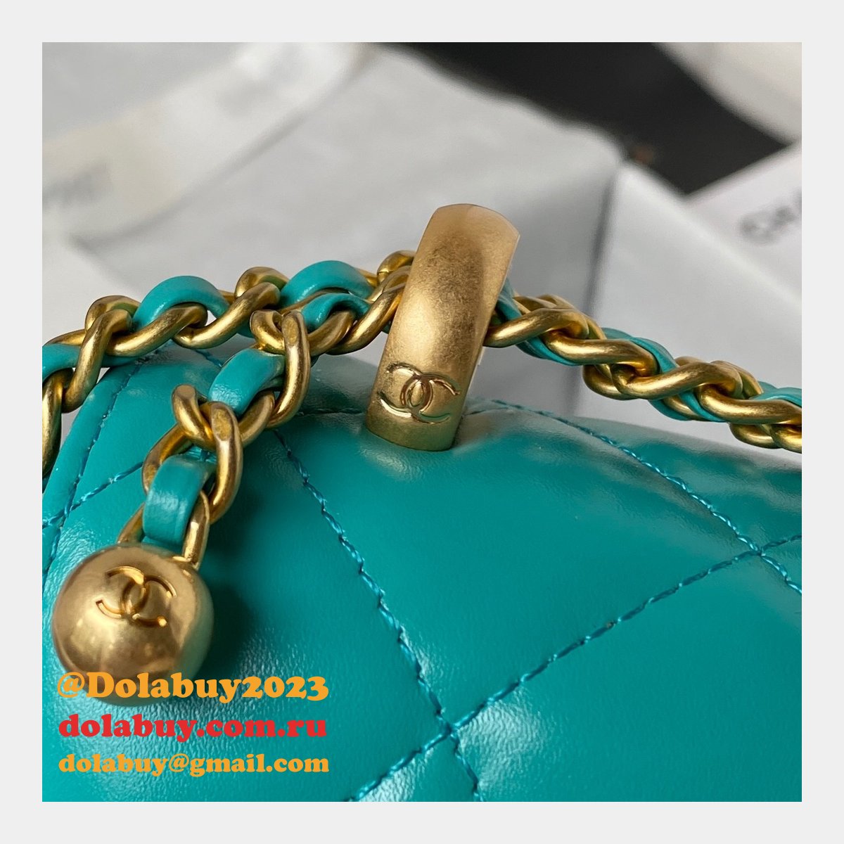 Duplicate AS2615 Vintage Flap 1:1 Mirror Top Quality Bag