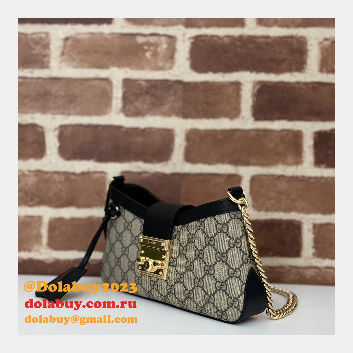 Gucci Best Quality Replicas 811705 Padlock Shoulder Bag