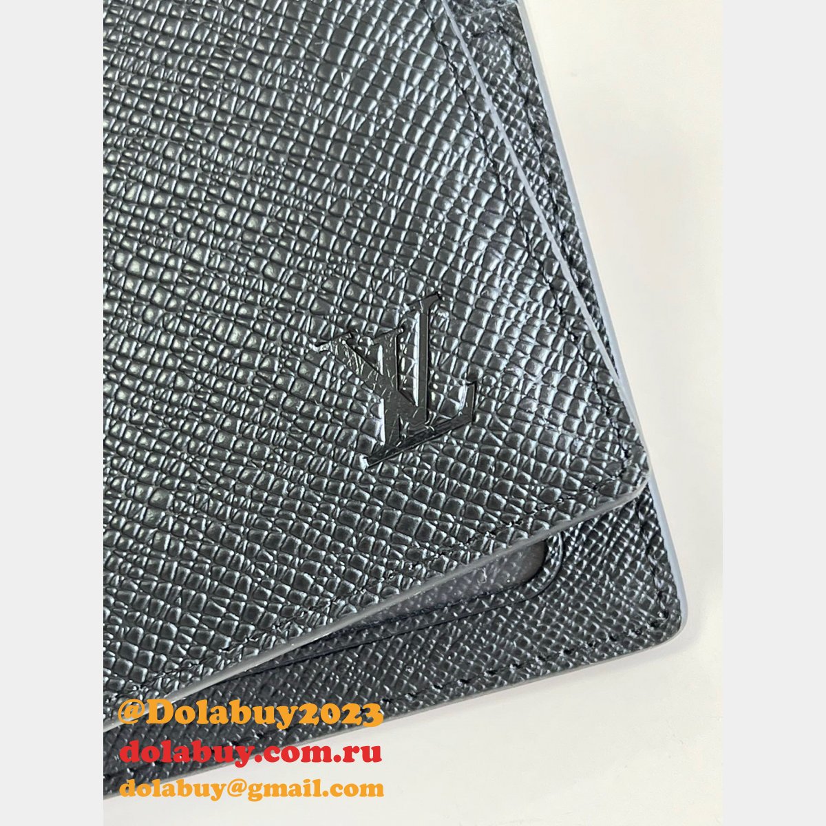 Louis Vuitton Men Replica M64002 Slender Wallet Monogram Eclipse Canvas