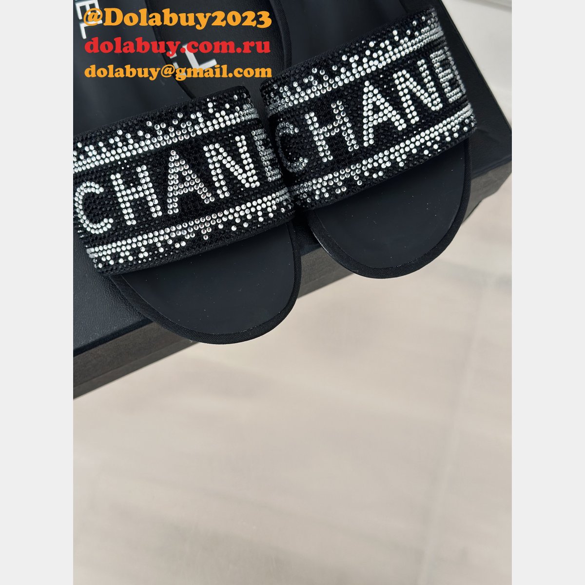 Slippers Heel Flat 6CM Replica Designer Shoes Online Store