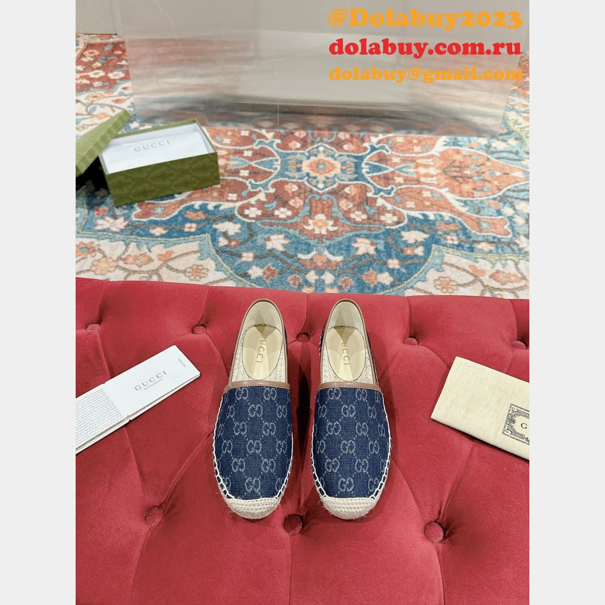 Duplicate Wholesale gucci Fashion ESPADRILLE