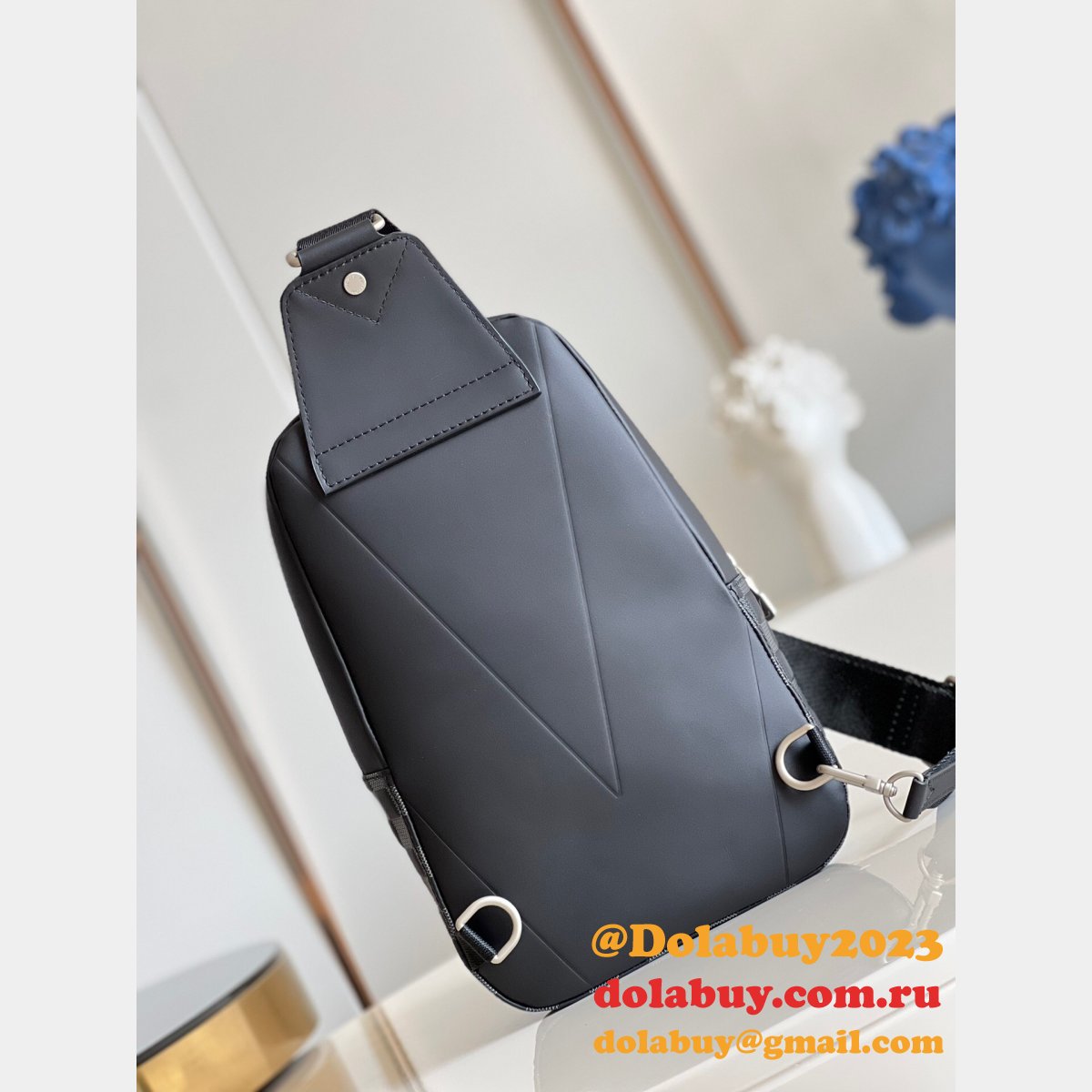 Louis VuittonReplica AAA N40097 Avenue Sling Bag Damier Infini Leather