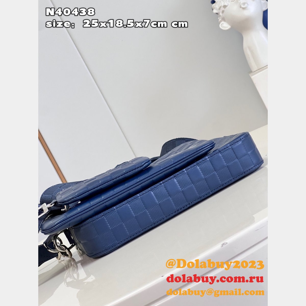 Louis Vuitton Trio Messenger Damier Infini Wholesale Men N40438 Bags