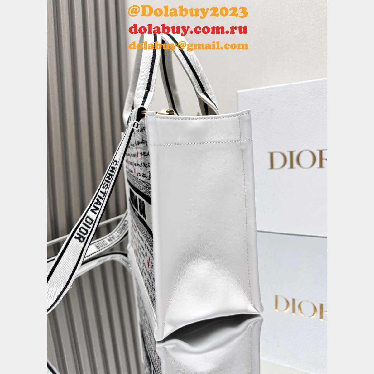 Top Quality DIOR love book Tote handbag