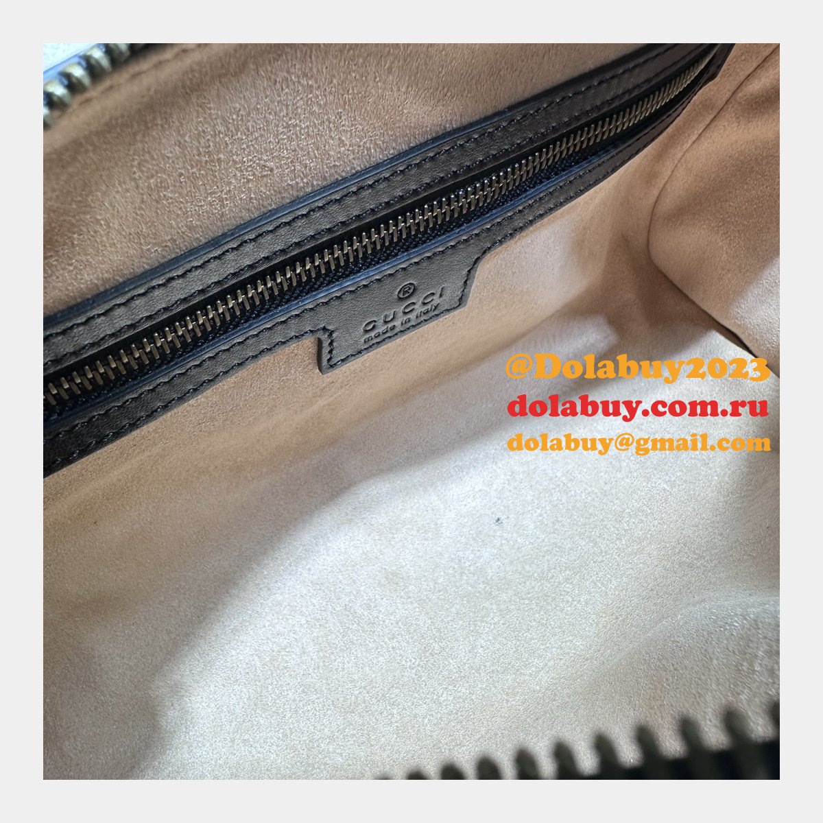 G*u*i top quality gg marmont top handles replica 746319 bag