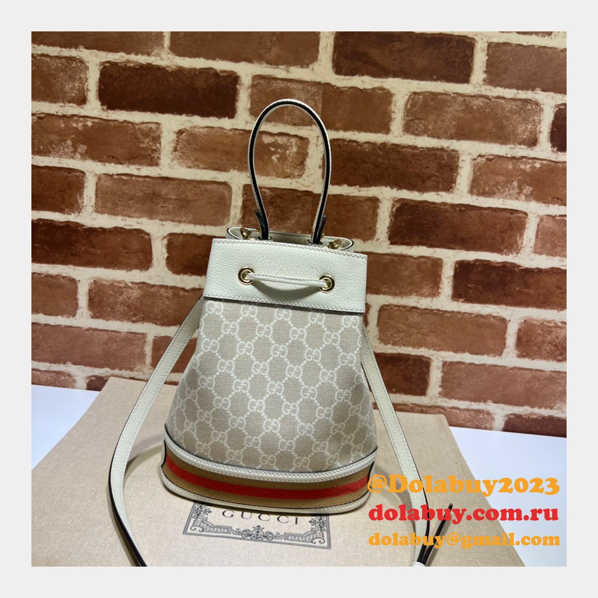 G*u*i 550621 ophidia small gg bucket best replica bag