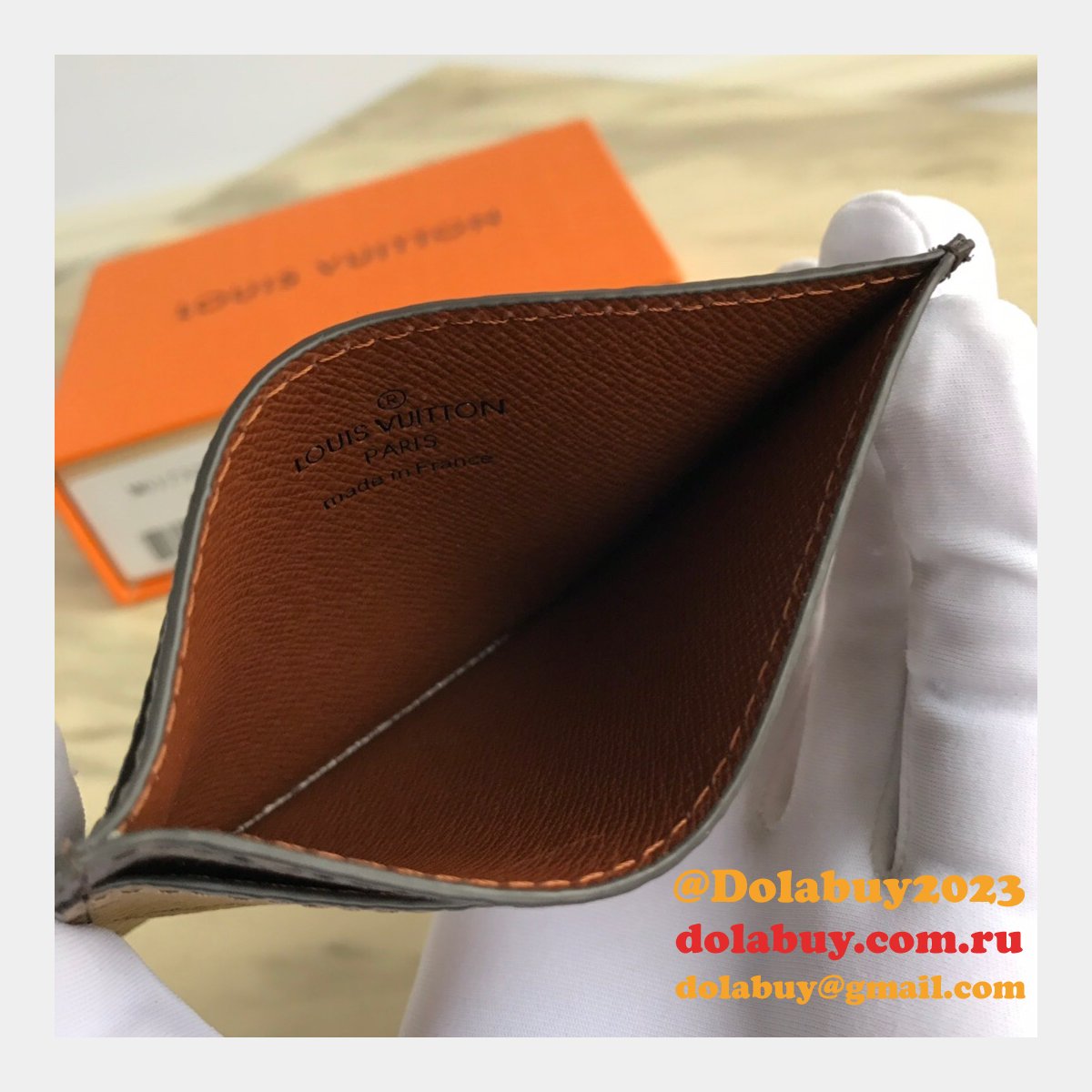 Knockoff LV Card Holder Monogram Canvas M61733